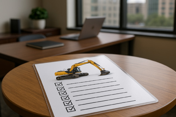 قبل از خرید بیل مکانیکی کارکرده، حتماً این ۷ مورد را بررسی کنید Buying an excavator