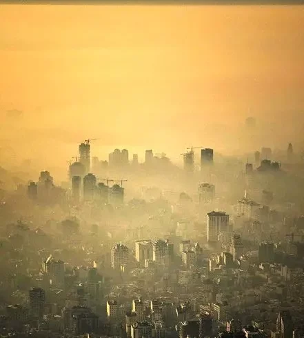 تصویری هولناک از آلودگی هوای امروز صبح تهران تصویری هولناک از آلودگی هوای امروز صبح تهران