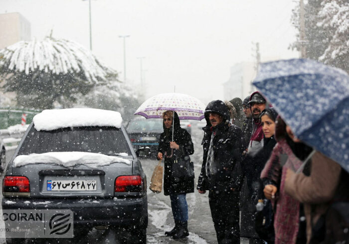 دمای زیر صفر در تمامی ایستگاه‌های هواشناسی تهران