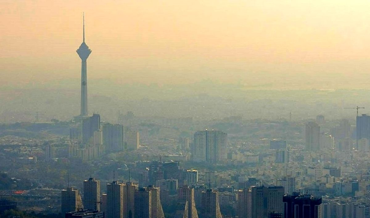 هوای تهران، آلوده و در وضعیت نارنجی است