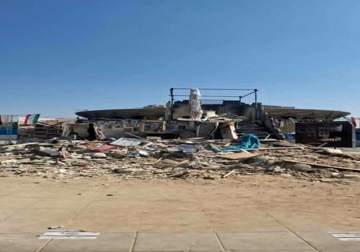 نخالههای جنگی در قلب تئاتر شهر؛ پرفورمنس یا بیسلیقگی شهری؟ نخالههای جنگی در قلب تئاتر شهر؛ پرفورمنس یا بیسلیقگی شهری؟