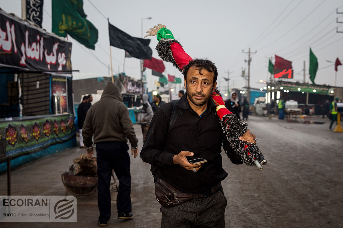 ۱۶ زخمی در حادثه تصادف مینی‌بوس زائران ایرانی در مسیر نجف به کربلا