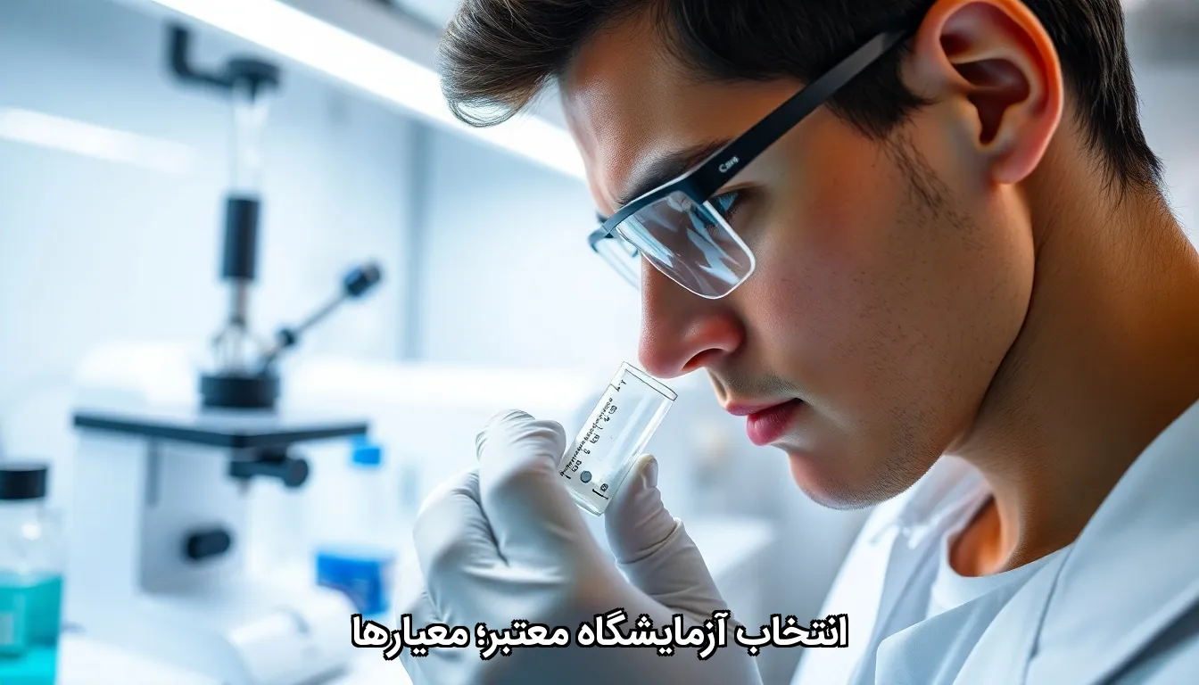 انتخاب آزمایشگاه معتبر؛ معیارها