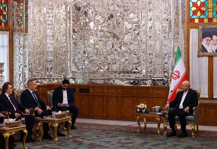 دیدار وزیر خارجه ترکیه با قالیباف