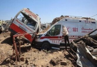 افشای جزئیات یک جنایت خونین درغزه؛شلیک ۱۰۰۰ گلوله به سمت کاروان امدادی