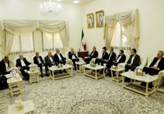 رایزنی رهبران حماس با لاریجانی در دوحه