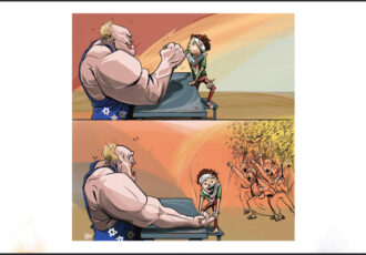 معرفی برگزیدگان فراخوان کارتون و کاریکاتور «شکست ترمیم ناپذیر»