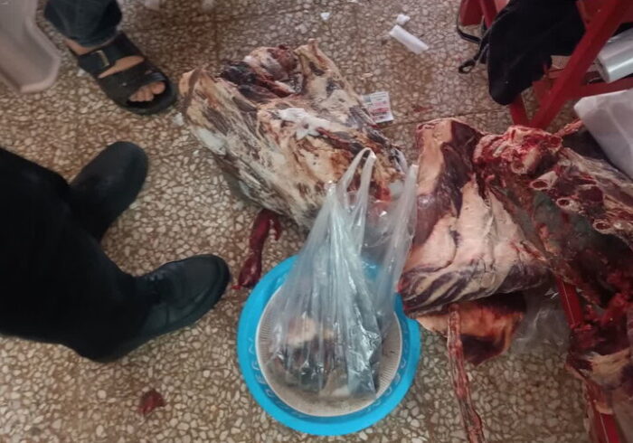 نظرعلیان: ۱۵۰ کیلوگرم گوشت غیرقابل مصرف در ایجرود کشف و ضبط شد نظرعلیان: ۱۵۰ کیلوگرم گوشت غیرقابل مصرف در ایجرود کشف و ضبط شد