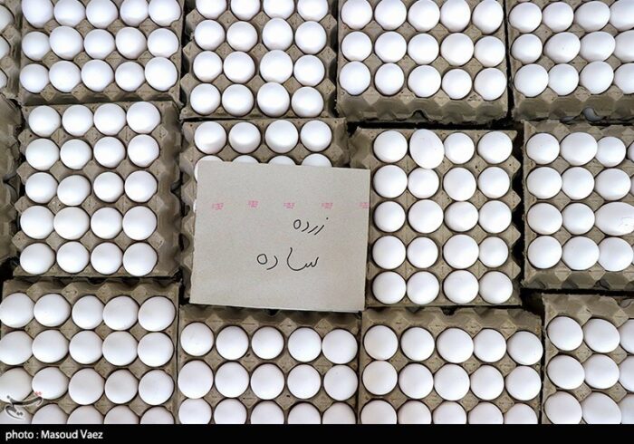 کاهش قیمت تخم مرغ در بازار کاهش قیمت تخم مرغ در بازار